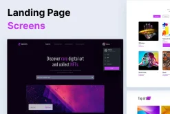 RareNFTs - NFT Landing Page UI Kit