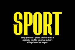 Raxong Speco - Bold Condensed Font