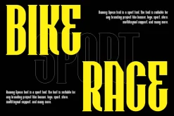 Raxong Speco - Bold Condensed Font