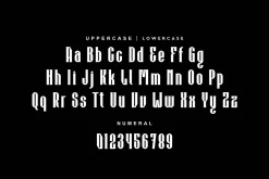 Raxong Speco - Bold Condensed Font