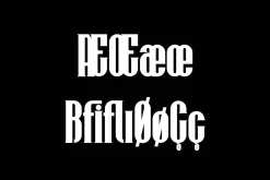 Raxong Speco - Bold Condensed Font