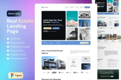 Real Estate Landing Page-Bento Grid