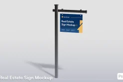 Real Estate Sign Mockup