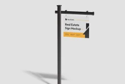 Real Estate Sign Mockup