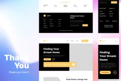 Real Estate Wireframe Website 02