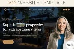 Real Estate Wix Template Realtor