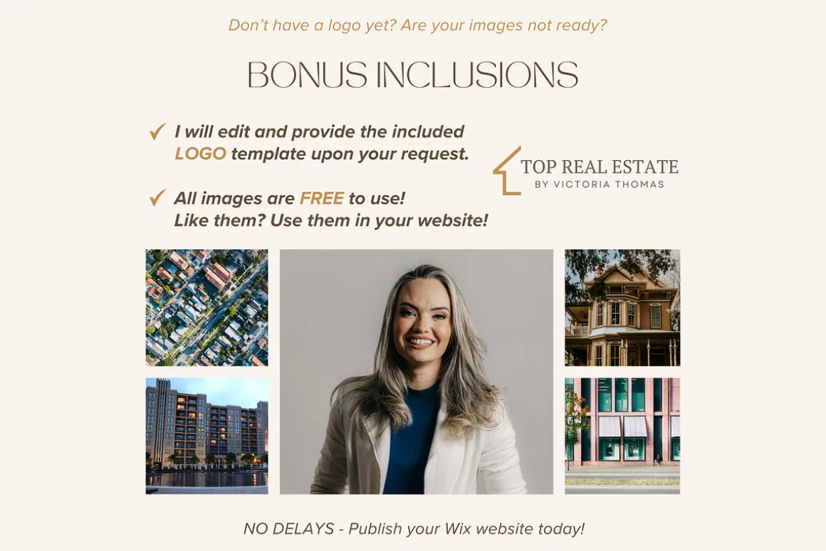 Real Estate Wix Template Realtor
