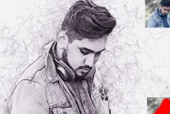 Real Hand Drawn Photoshop Action