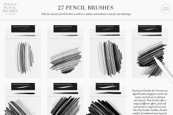 Realistic Pencil Procreate Brushes