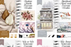 Realistic Brushes Bundle Procreate