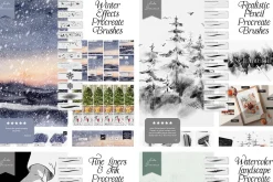 Realistic Brushes Bundle Procreate