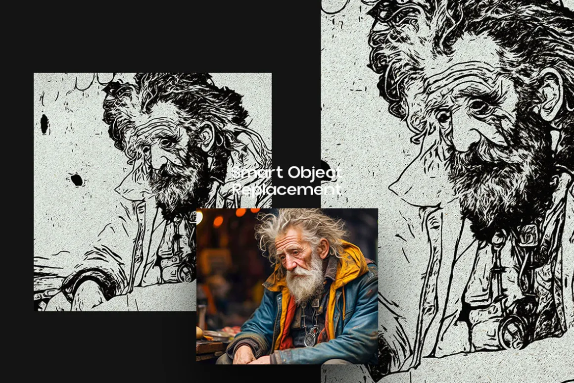 Realistic Drawing Square And Poster