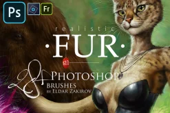 28 Realistic FUR Photoshop Brushes