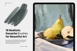 Realistic Gouache for Procreate