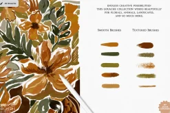Realistic Gouache Procreate Brushes