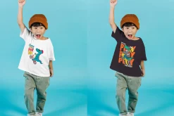 realistic kids t-shirt mockup PSD