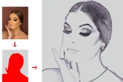 Realistic Line Drawing Ps Action
