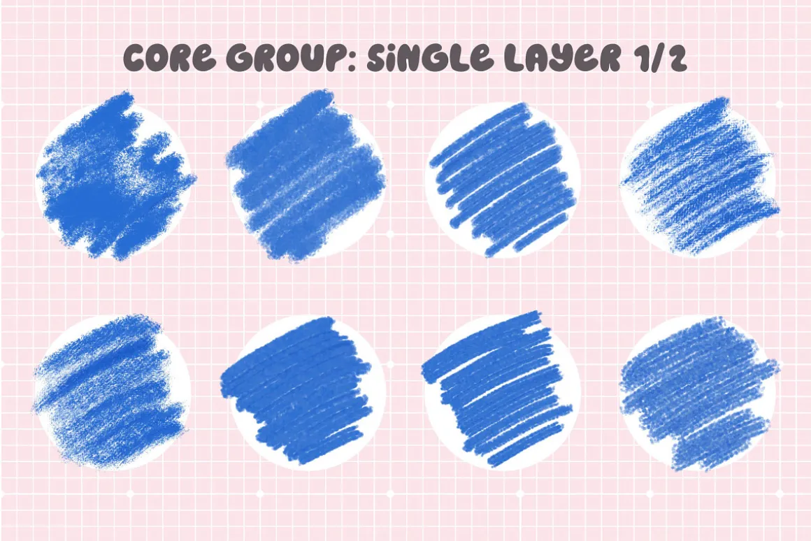 Realistic Oil Pastel Procreate Brush