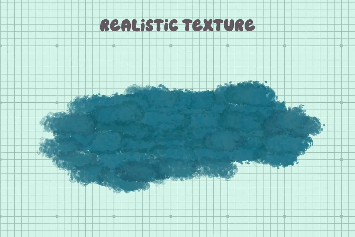 Realistic Oil Pastel Procreate Brush