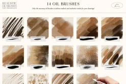 Realistic Oil Procreate Brushes