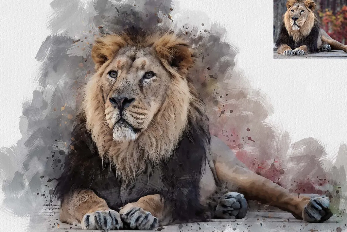 Realistic Painting Photoshop Action