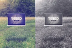 Realistic Screen Mock Up V
