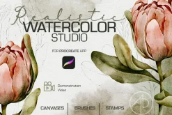 Real Watercolor Procreate Brushes