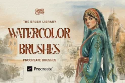 Real Watercolor Procreate Brushes