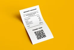 Receipt Mockup