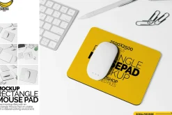 Rectangle Mousepad Mockup Bundle