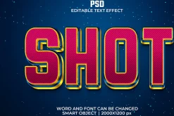 Red Luxury 3d Text Effect Style