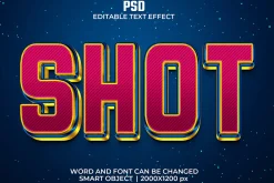 Red Luxury 3d Text Effect Style