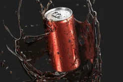 Red 250ml Aluminum Can 3D Model