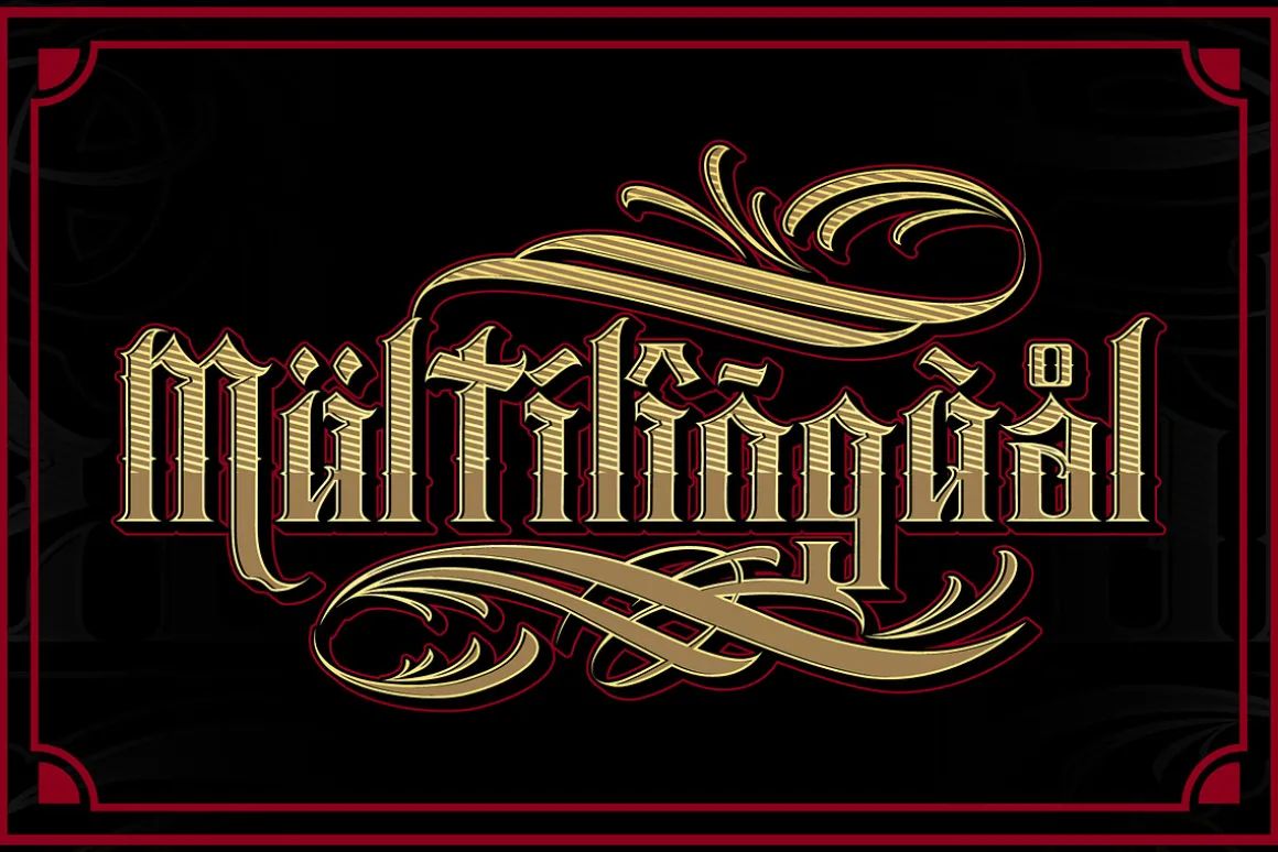 Red Royale – Blackletter Fonts