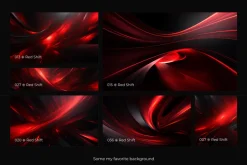Red Shift Background Set