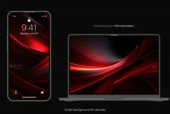 Red Shift Background Set