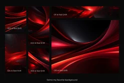 Red Shift Background Set