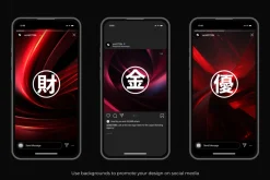 Red Shift Background Set