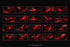 Red Shift Background Set