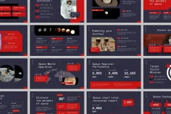 Red Space Universe GSlides, PPoint