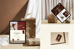 Red Squarespace Template for coaches