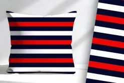 Red White and Blue Impact Stripe