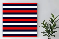 Red White and Blue Impact Stripe