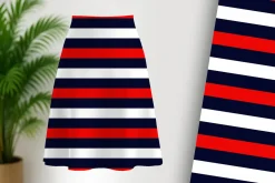 Red White and Blue Impact Stripe