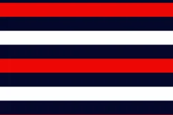 Red White and Blue Impact Stripe