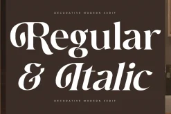 Rehgal Decorative Modern Serif