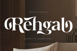 Rehgal Decorative Modern Serif