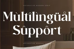 Rehgal Decorative Modern Serif