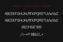 Remoosi - Digital Futuristic Font
