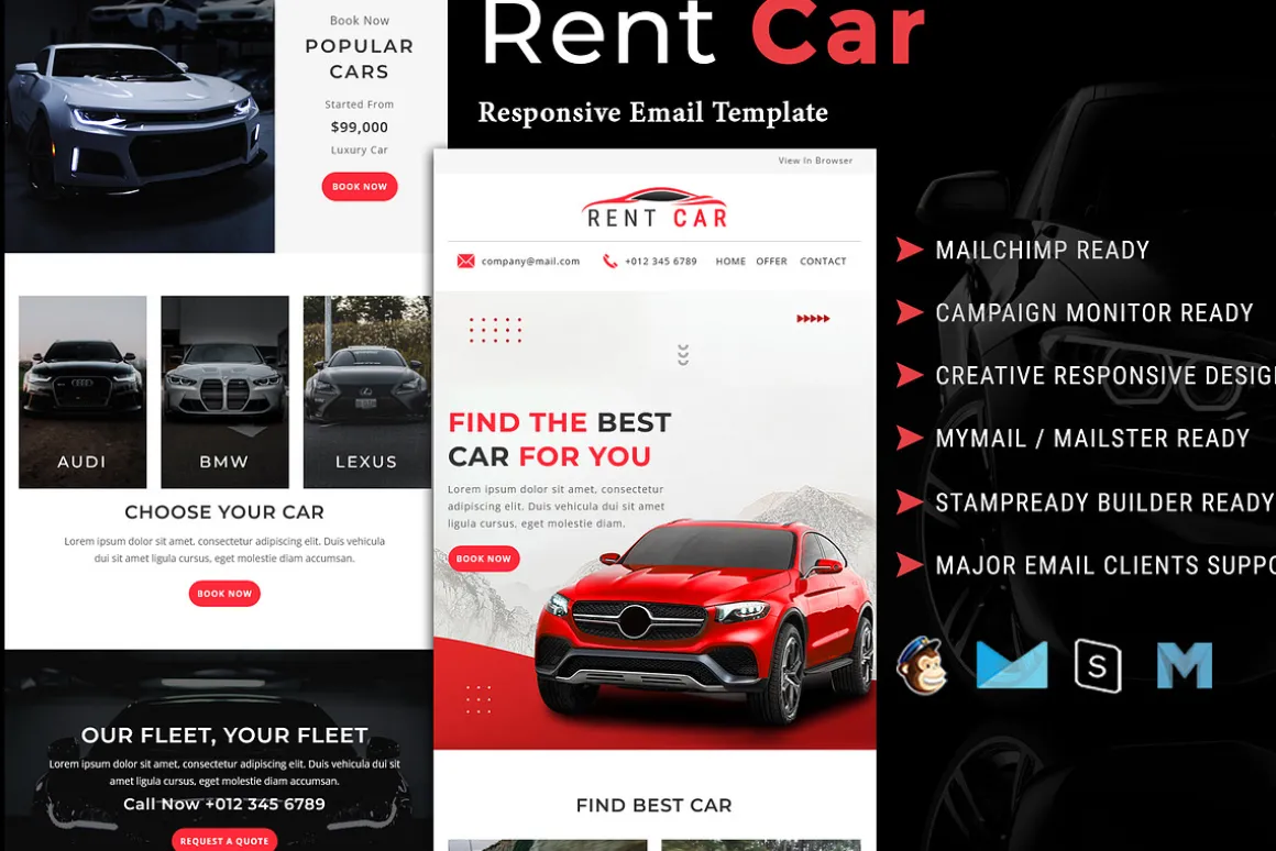 Rent Car - Email Template